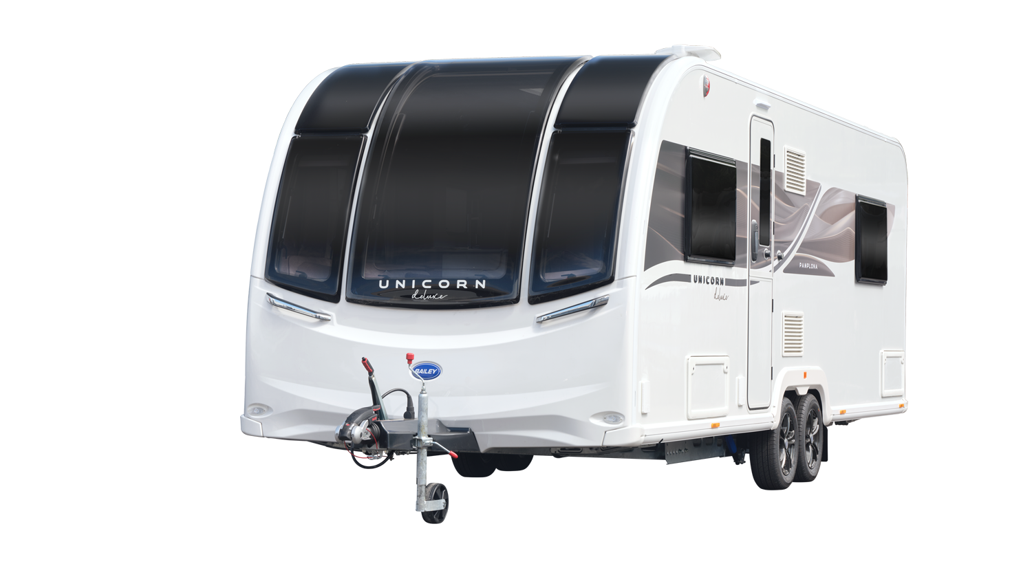bailey unicorn pamplona caravan exterior view