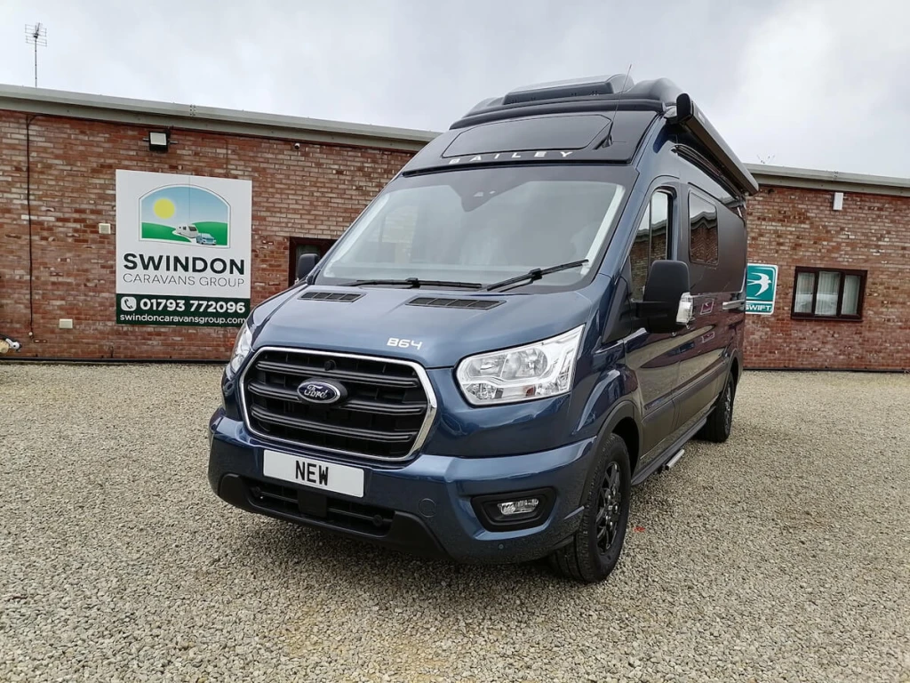 bailey endeavour b64 campervan front view