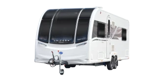 bailey unicorn pamplona caravan exterior view
