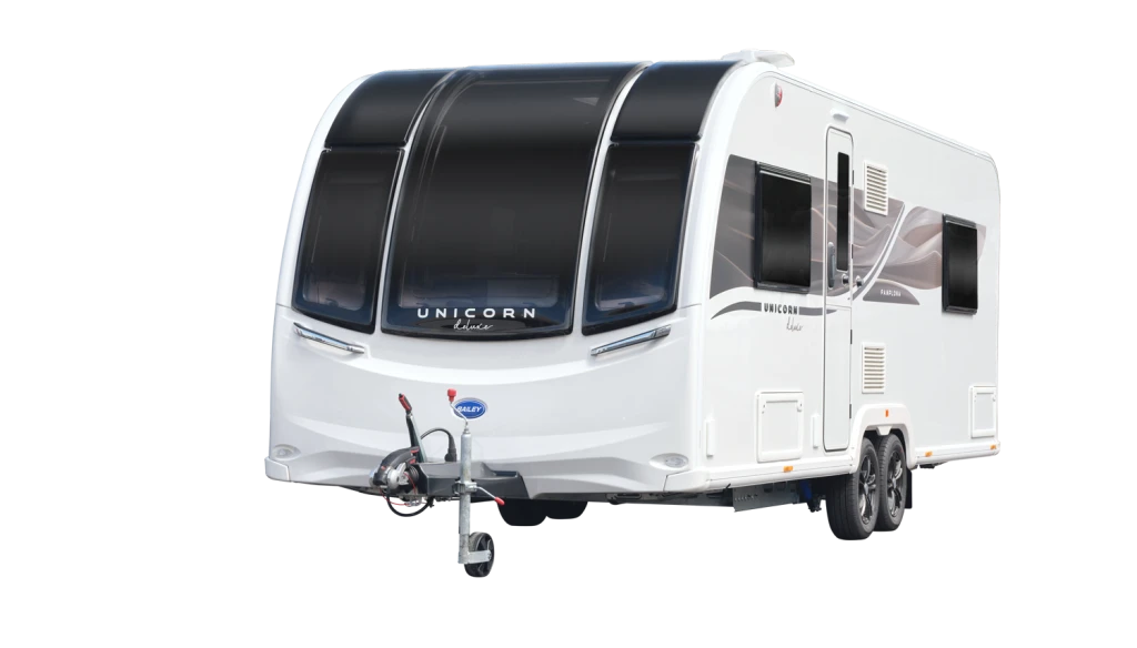 bailey unicorn pamplona caravan exterior view
