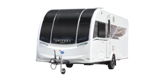 new bailey unicorn vigo caravan exterior view
